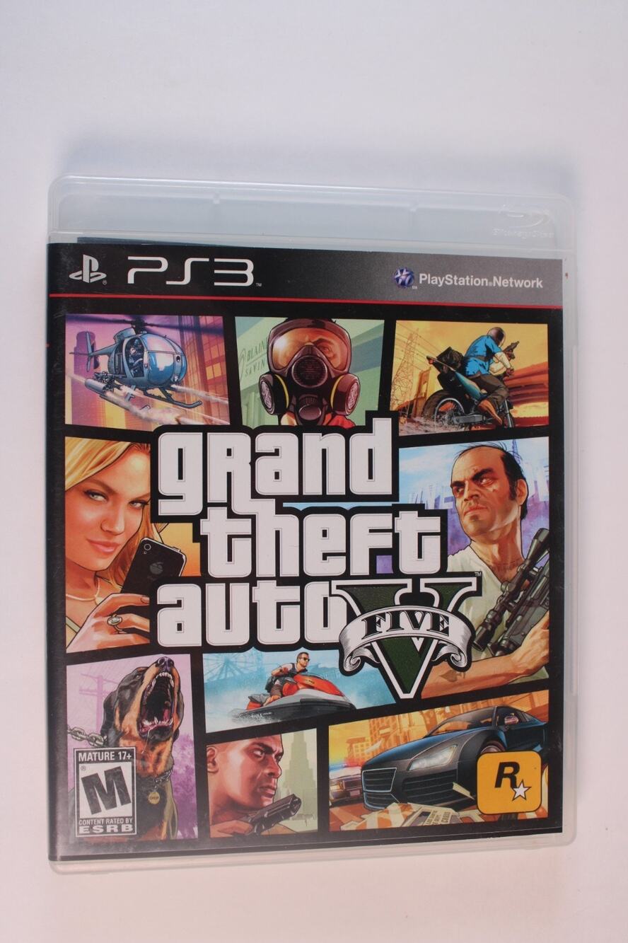 Grand Theft Auto V (Microsoft Xbox 360) Authentic, complete W/ Map, tested/Works
